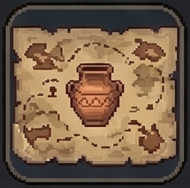 Mapa k archeologickému nálezišti